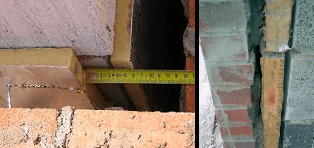 Examples of installing cavity insulation incorrectly and the hazards of non-compliance